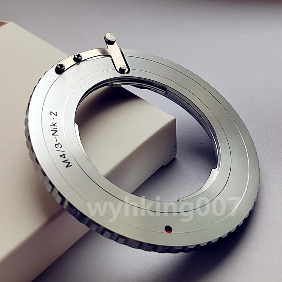 Micro Four Thirds M4/3 Mount Lens to Nikon Z MOUNT Z5 Z6 Z7 Z8 Z9 Z7II Adapter - Image 1 of 1