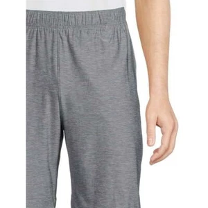 Athletic Works Men's DriWorks Heather Gray Knit Jersey Shorts MANY SIZES - Picture 1 of 5