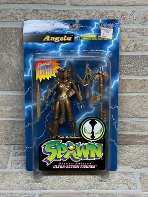 Экшн-фигурка Angela Gold McFarlane Toys Spawn специальный ограниченный выпуск НОВАЯ - Изображение 1 из 4