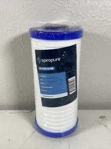 SpiroPure 10 x 4.5" Grooved Melt-Brown Sediment Water Filter Cartridge, 5 Micron - Picture 1 of 4