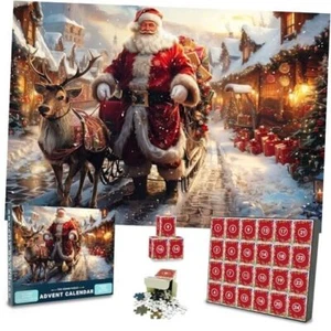2024 Advent Calendar Jigsaw Puzzles for Kids Adults, 24 Box 1008 Pieces - Picture 1 of 7
