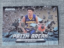 2023-24 PANINI PRIZM DRAFT PICKS JA MORANT PRIZM BREAK SILVER PRIZM INSERT #16