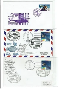 STS-55 Space Shuttle Apr-May 1993 Recovery Crew 4 Covers Support Signatures ?? - Picture 1 of 3