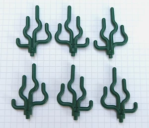 6 Stück Lego 30093 Seegras Alge Pflanze – Plant Sea Grass Seaweed – Dark Green - Bild 1 von 2