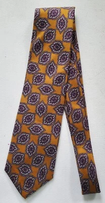 Corbata Bert Pulitzer Bloomingdale's 100% Seda 3.8" X 57".Hecha en EE. UU. Foto 1 de 4