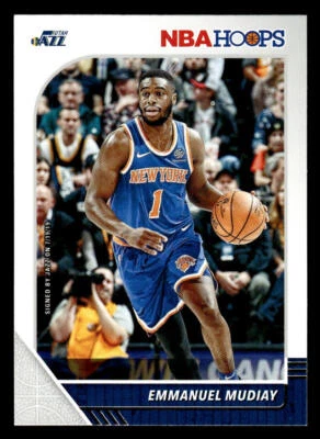 2019-20 Hoops #124 Emmanuel Mudiay Card Utah Jazz - Image 1 of 2