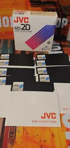 JVC 9 x Disketten MD- 2D 48tpi Leerdisketten (Commodore 64 in Box) ver3 - Picture 1 of 1