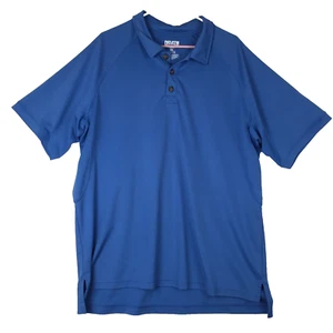 DULUTH TRADING Men's Blue Short Sleeve Pullover Cotton Shirt Sz 2XL Extra Large - Picture 1 of 8