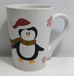 California Pantry Mug 4.5" Penguin Snowflake Winter Christmas Holiday 2011 - Picture 1 of 7
