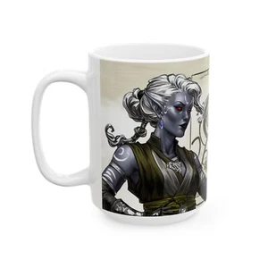 Mystical Fantasy Ceramic Mug, Artistic Coffee Cup, Witchy Mug, Unique Gift [...] - Picture 1 of 9