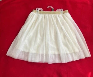 Girls, gold and beige gorgeous christmas skirt size XL 14-16 - Picture 1 of 1