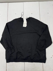 Divided H&M Black Long Sleeve Pullover Sweatshirt Womens Size Large - Picture 1 of 6