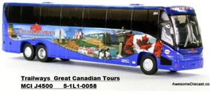 Iconic Replicas 1/87 87-0058 MCI J4500 Motorcoach Bus GREAT CANADIAN TOURS - Bild 1 von 4