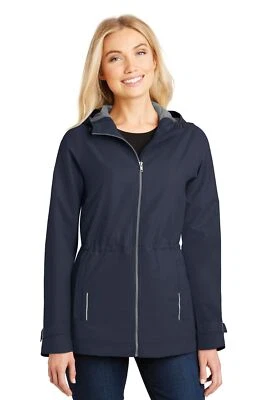 Chaqueta para mujer Port Authority cremallera completa Northwest Slicker L7710 Foto 1 de 3