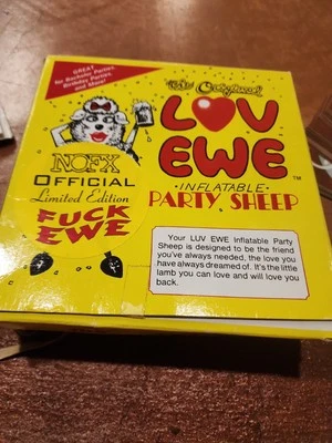NOFX Mega Rare promo Party Sheep Blow Up NIB - Image 1 of 4