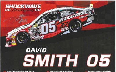 SIGNED! NEW! 2025 DAVID SMITH #05 NASCAR "ARCA/MENARDS" PHOENIX POSTCARD! - Image 1 of 2