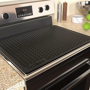 Silicone Stove Top Cover Mat 28x20 Heat Resistant for RV Ceramic Glass Cooktop - Picture 1 of 7