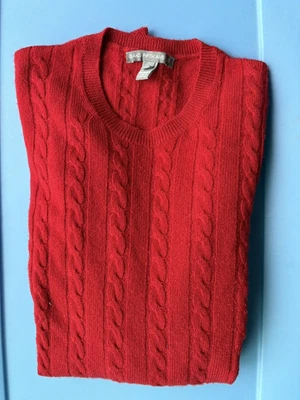 Suéter rojo para hombre Saks 5th Avenue hecho en Inglaterra Foto 1 de 4