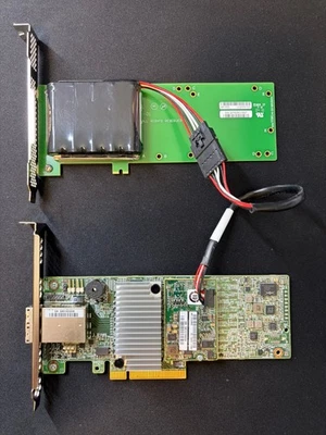 MegaRAID 9380-8i8e 12 Gb/s SAS 6 Gbps SATA PCIe 3,0 x8 Interno/Externo + Batería Foto 1 de 4