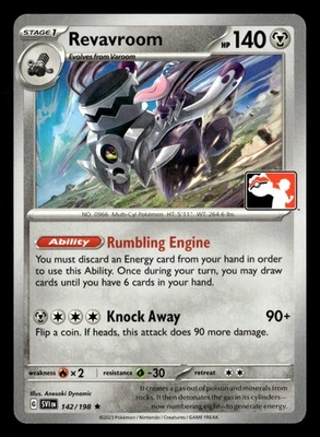 Revavroom Rare  Prize Pack Series Cards 142/198 NM Pokémon TCG - Image 1 of 2