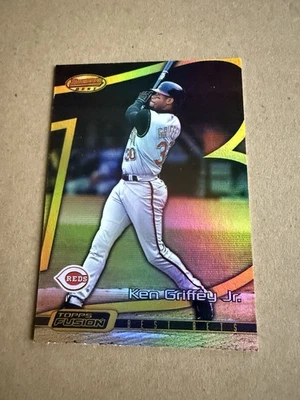 Bowman's Best Topps Fusion #146 2001 Ken Griffey Jr Cincinnati Reds casi nuevo como nuevo patio Foto 1 de 2