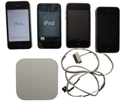 Lot of 5 Apple iPhone iPod Touch Airport Express untested for parts - Image 1 of 4
