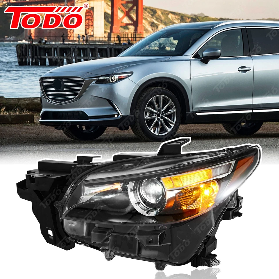 LED Headlight Headlamp For Mazda CX-9 CX9 2016-2022 W/Bulb W/O AFS Driver LH - Image 1 of 4