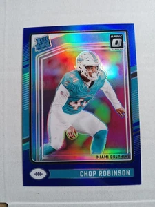 2024 Panini Donruss Optic - Rated Rookie Chop Robinson #219 Blue Prizm /199 (RC) - Bild 1 von 2