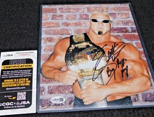 Scott Steiner Signed  8x10 Photo Big Poppa Pump Inscribed WWE WCW TNA JSA COA  B - Picture 1 of 3