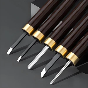 Carve Tool Set High Carbon Steel Sharp Engrave Kit 5 Pcs Hand Carve Tool Kit ... - Bild 1 von 6