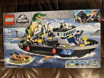 LEGO Jurassic World: Baryonyx Dinosaur Boat Escape (76942) - Retirado - Nuevo Precintado Foto 1 de 2