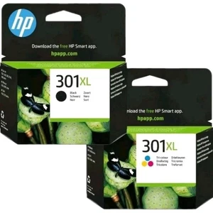 Cartucce lnk HP 301XL nere e tricolore per Envy 2622 4507 5530 5534 NUOVE - Foto 1 di 17