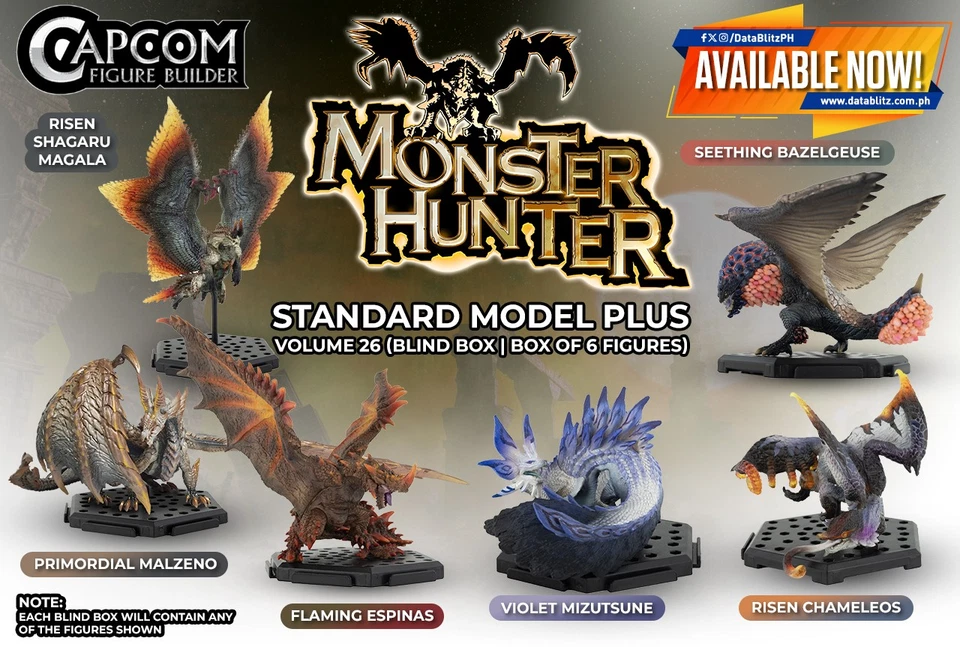 CAPCOM FIGURE BUILDER Monster Hunter STANDARD MODEL Plus Vol.26 6pcs BOX
