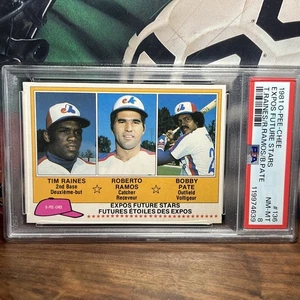 PSA 8 1981 OPC O-pee-chee #136 Tim Raines Montreal Expos CANADIAN ROOKIE NewCase - Bild 1 von 2