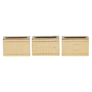 HERMES Cadena Horseshoe Logo Motif Scarf ring set of 3 Women 【Used】 - Picture 1 of 5