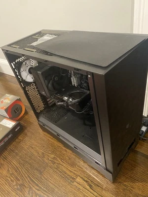 Tarjeta de gráficos Pc RX 7600 XT preconstruida con placa base B550M Pro VDH Gen 3 funciona Foto 1 de 4