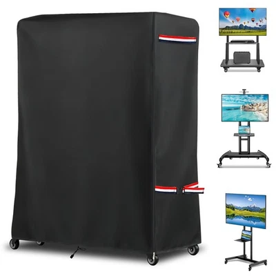 Outdoor TV Cover 50 Inch Weatherproof,Heavy Duty 600D Waterproof Rolling TV S... - Image 1 of 4