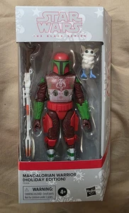 2022 Star Wars Black Series Mandalorian Warrior Holiday Edition Actionfigur 6" - Bild 1 von 4