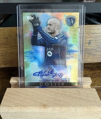 2013 Topps MLS - Maestro Autographs Aurelien Collin #MA-AC Gold /25 (AU) - Image 1 of 2