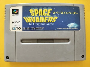 SPACE INVADERS Nintendo Super Famicom Japan SNES SFC USED Japanese - Picture 1 of 4