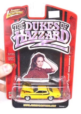 Johnny Lightning Dukes of Hazzard DAISY DUKE 普利茅斯压铸汽车密封 2006 — 第 1/2 张图片