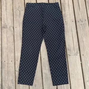 Pantalones Adrienne Vittadini negros a lunares talla 10 cintura alta 30X26 rayón - Imagen 1 de 20