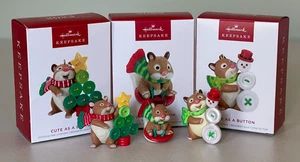 Hallmark 2023-2024 CUTE AS A BUTTON 1st, 2nd & Limited Edition Ornaments ~ NMIB - Bild 1 von 9