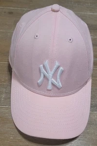 New York Yankees New Era 9Forty Youth Hat Cap - Rose Colored Pink Adjustable - Picture 1 of 7