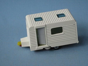 Bulgarian Matchbox Tourer Caravan Cream Body Unboxed Toy Model - Picture 1 of 1