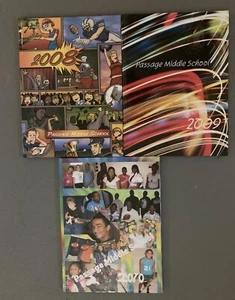 2008/2009/2010 NEWPORT NEWS VIRGINIA PASSAGE MIDDLE SCHOOL YEARBOOKS (3) LOT - Picture 1 of 1