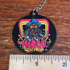 Marco - Pinball Wizard - Pinball Promo Plastic Key Fob - NEW On 1” Keychain - Picture 1 of 5