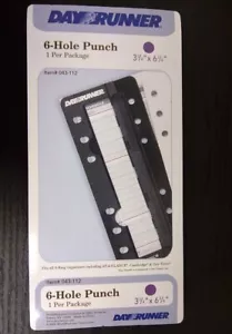 NEW 6 Hole Punch - Day Runner Day Planner 043-112 1 per package/office/12 - Picture 1 of 1
