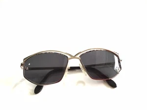 Cazal Sunglasses 257 Gold/Silver 425 Vintage Size 57mm Frame New Authentic - Picture 1 of 4