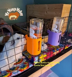 Cage Mounted Water Bottle Holder for Rabbit, Guinea Pig, Rat & Small Animals - Picture 1 of 3